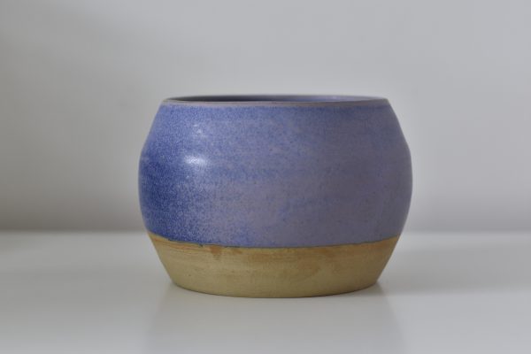 Lavender Bowl Vase