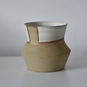 Angular Wide Rim Vase