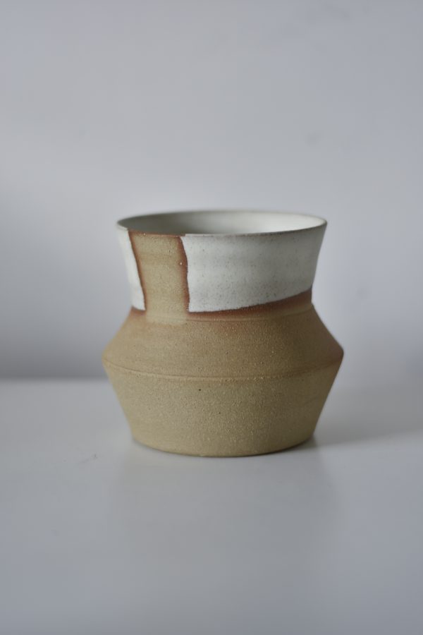 Angular Wide Rim Vase